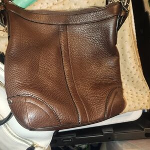 Coach Brown Leather Patch